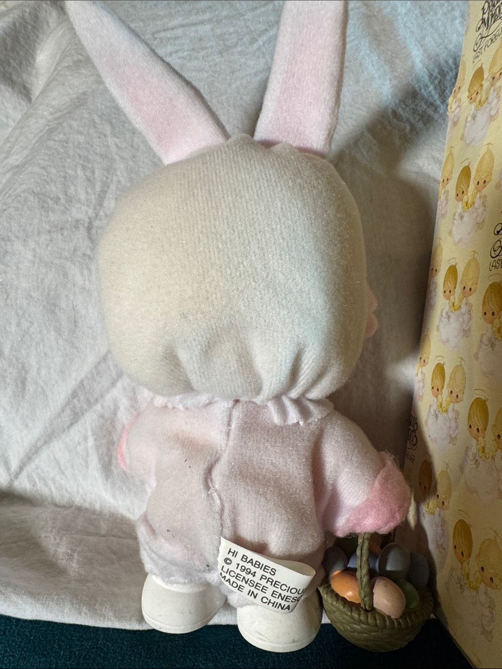 Enesco Precious Moments "Hi Babies" Easter Bunny Doll, with original box - Picture 4 of 7
